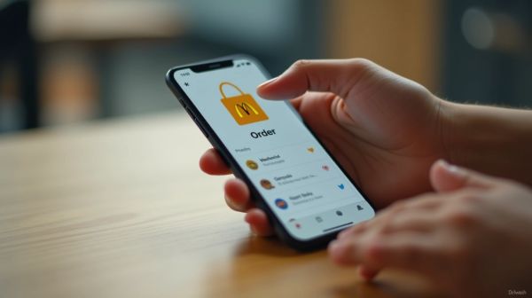 Optimiser sa commande avec l'application McDonald's