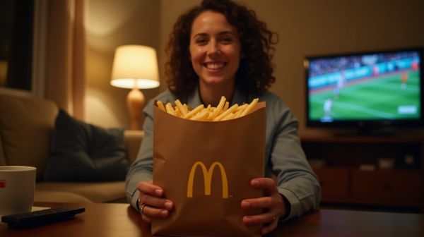 Profite de la livraison rapide de McDonald's chez toi