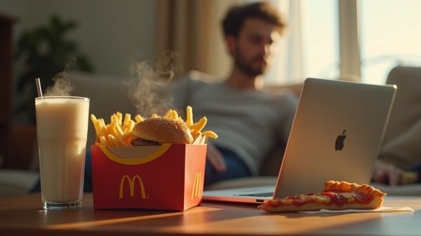 Profite de la livraison rapide de McDonald's chez toi